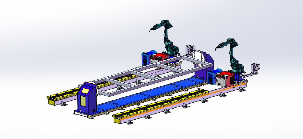 CNC Welding Robot With Double Rails Positioner